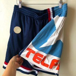 telfar x converse basketball shorts
